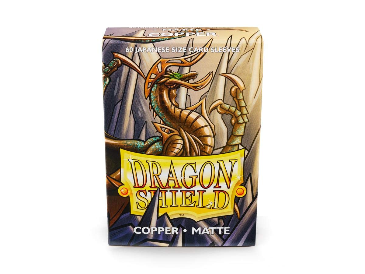 Dragon Shield Matte Mini Japanese Copper 60 ct Card Sleeves Individual Pack