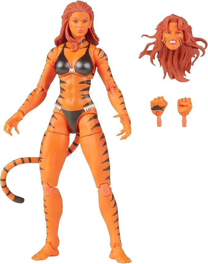Marvel Legends Series Avengers 15-cm-Scale Marvel’s Tigra Figure, for Children Aged 4 and Up