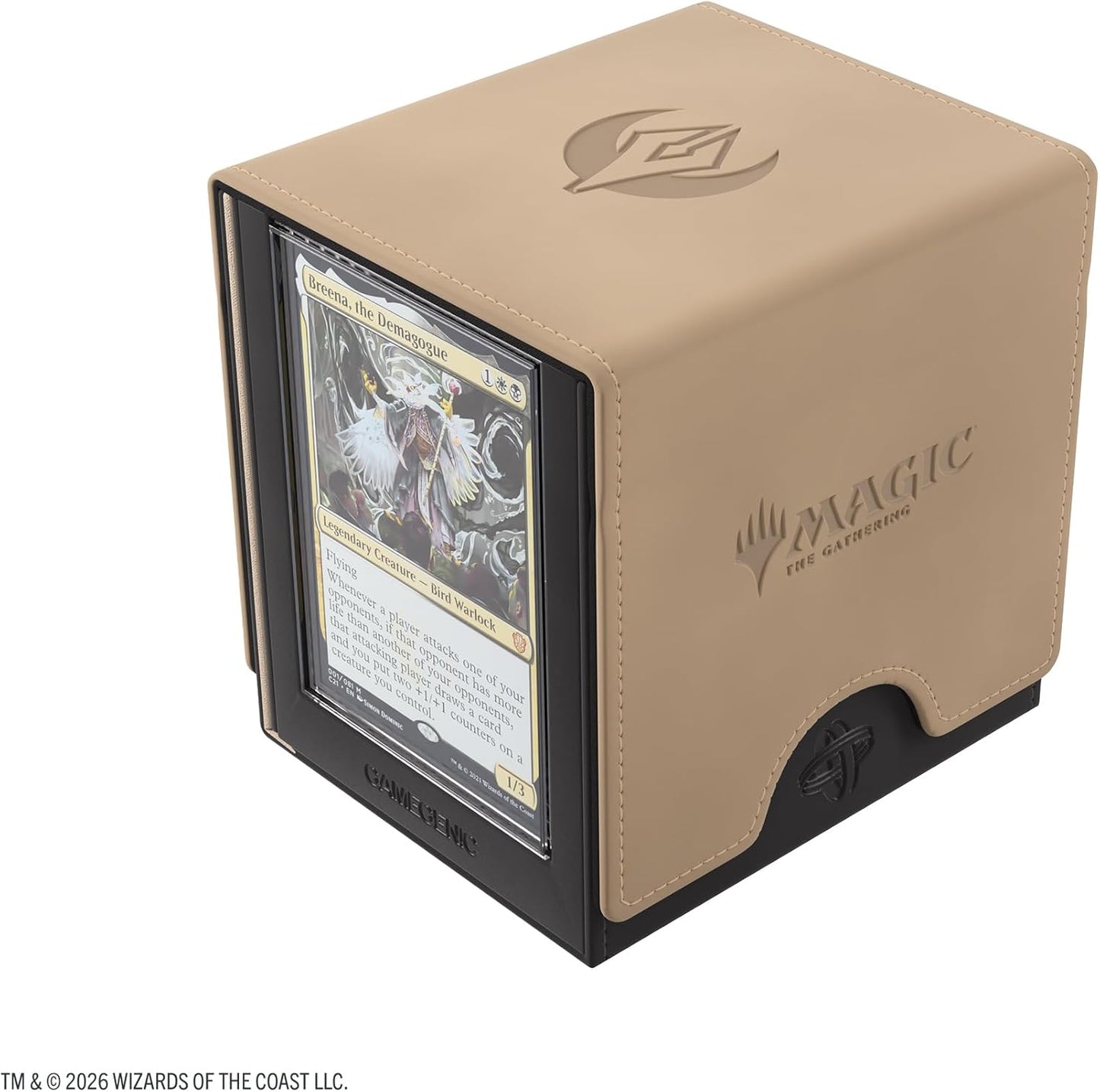 Gamegenic Magic: The Gathering Secrets of Strixhaven Sidekick PRO 100+ XL - Convertible Deck Box, Holds 100+ Double-Sleeved Cards, Sideloading Commander Display