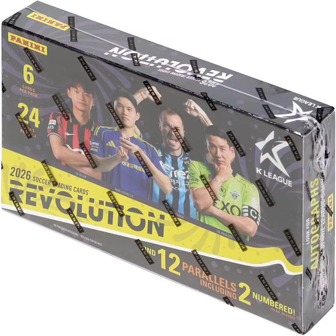 2026 Panini Revolution K League Soccer Hobby Trading Card Box (2 Numbered Parallels Per Box)