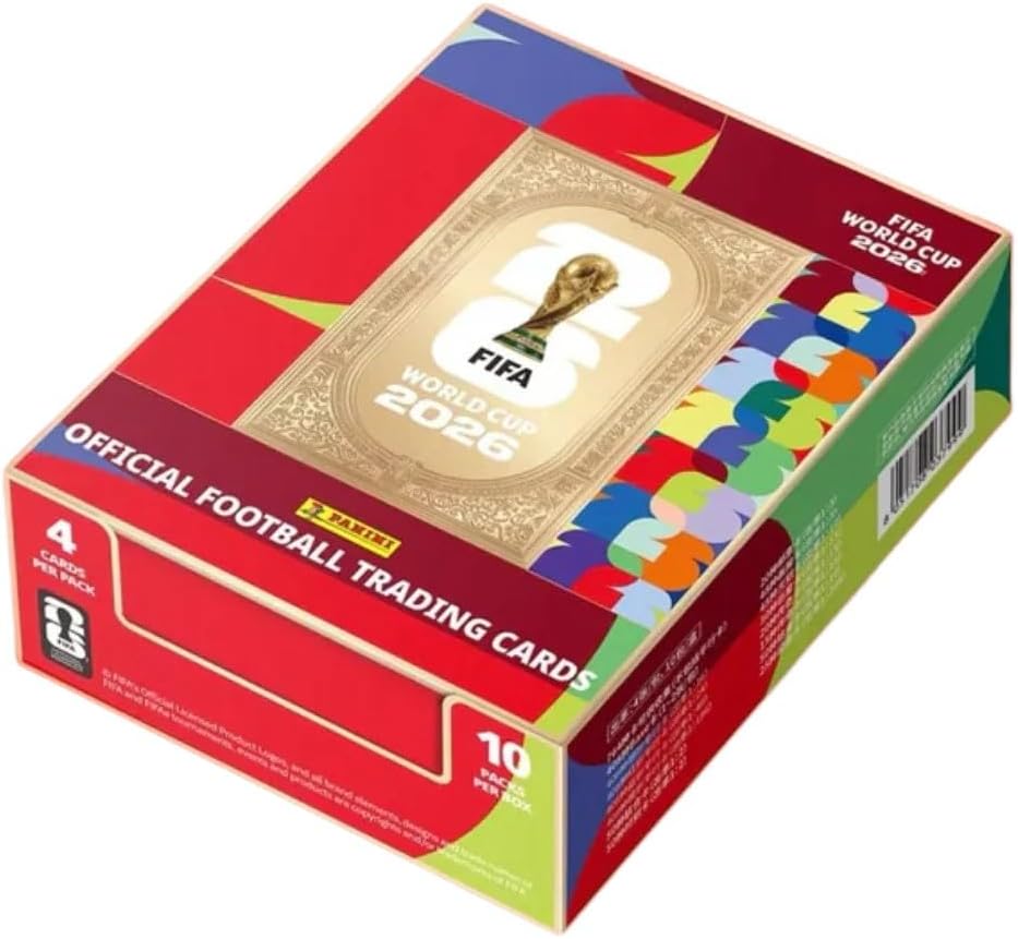 Kayou X Panini FIFA World Cup 2026 Official Football Trading Cards Chinese Edition Sealed Box | 10 Packs | 4 Cards Per Pack | Official FIFA Licensed Product