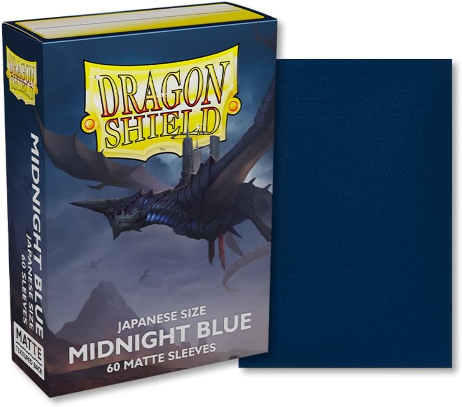 Dragon Shield Matte Mini Japanese Midnight Blue 60 ct Card Sleeves Individual Pack