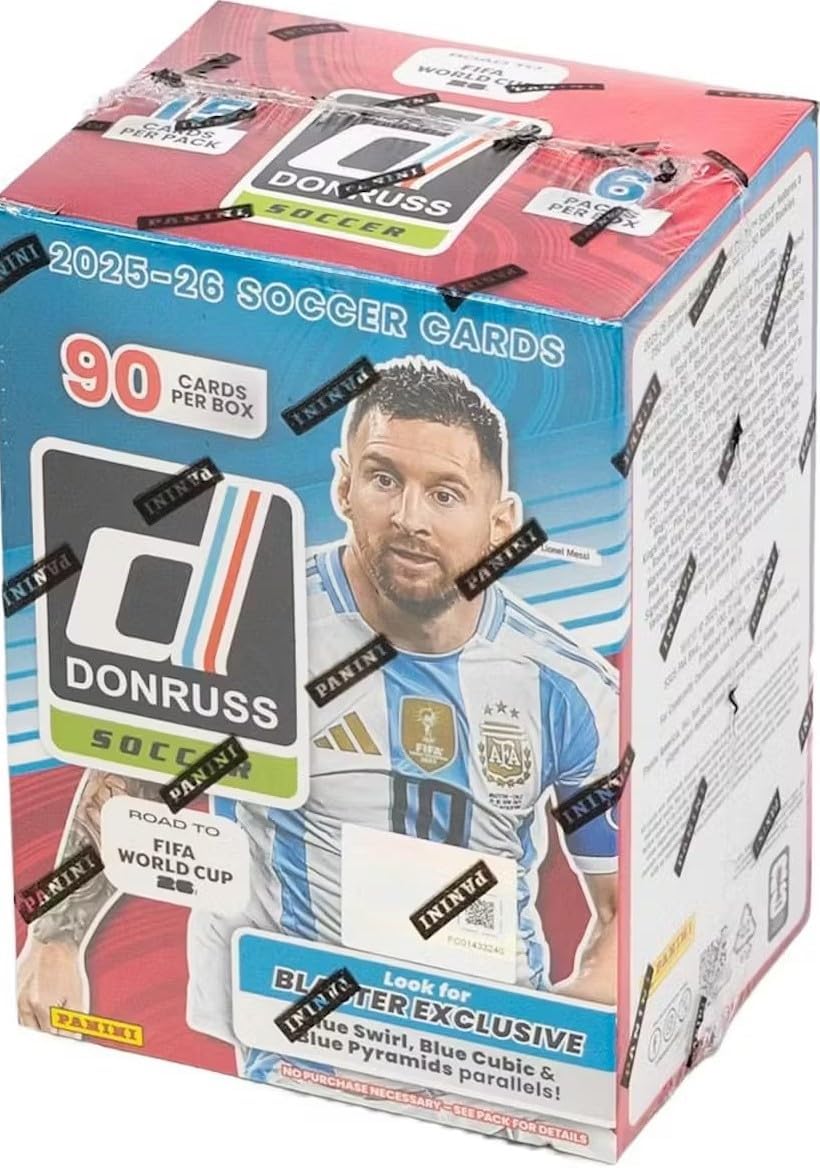 2025/26 Panini Donruss Road to FIFA World Cup Soccer Blaster Box (Blue Parallels!)