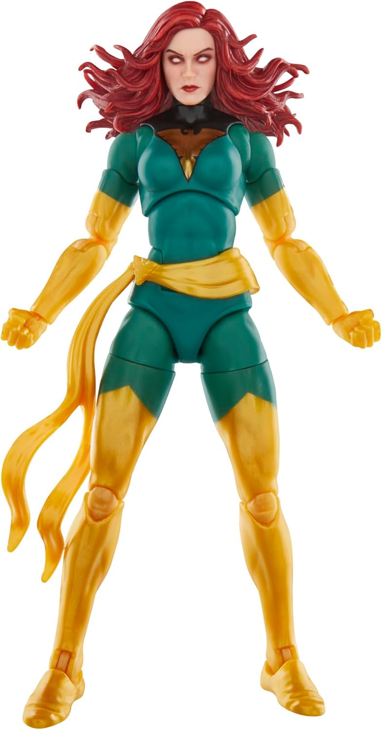 Marvel Legends Series Jean Grey with Phoenix Force Display, Deluxe X-Men Comics Collectible 6-Inch Action Figure
