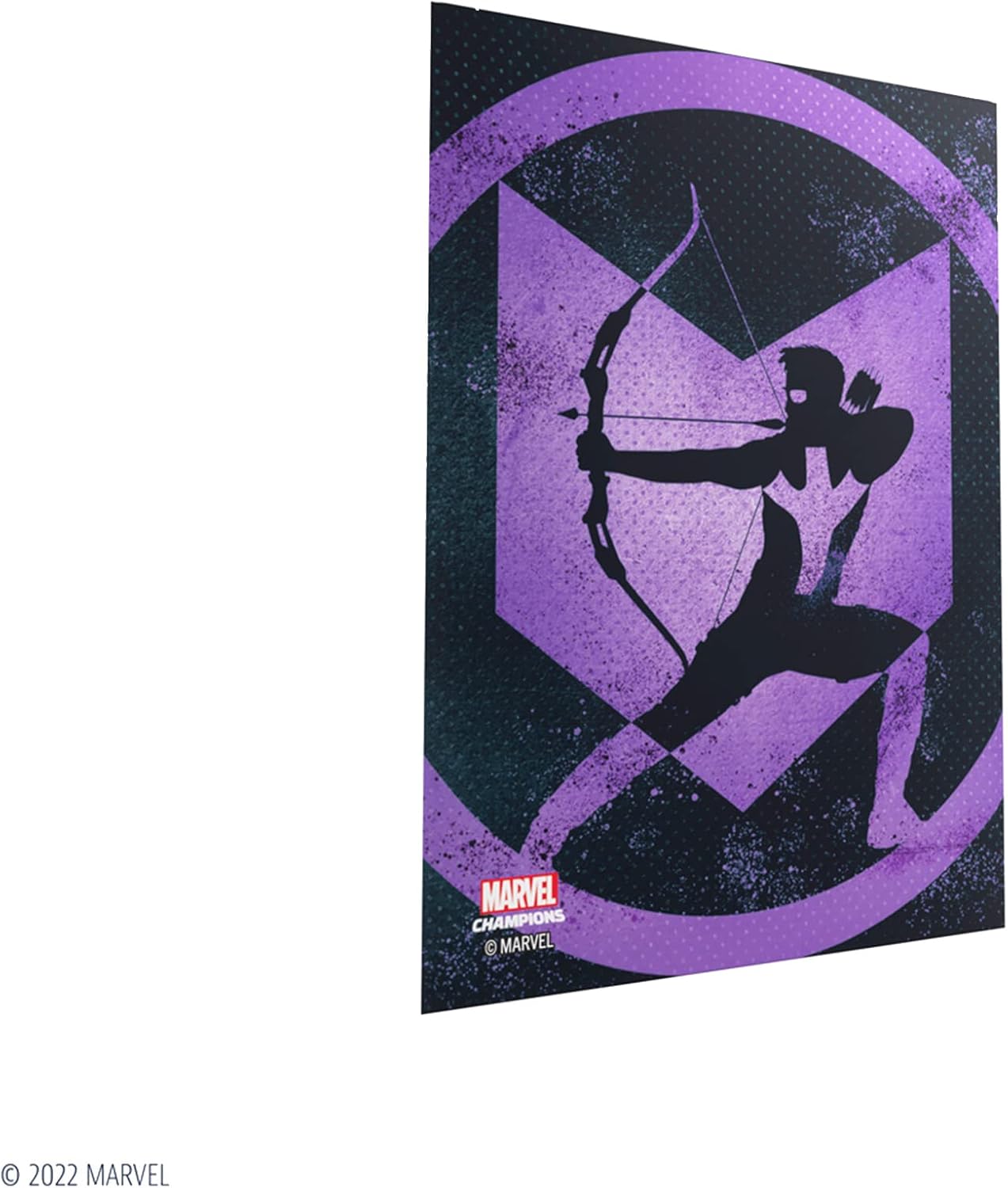 Gamegenic Marvel Champions The Card Game Official Hawkeye Art Sleeves | Pack of 50 Art Sleeves and 1 Clear Sleeve | Card Game Holder | Use with TCG and LCG Games | Made by Fantasy Flight Games