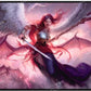 Ultra PRO - Commander Series #5 - Three Color Wedge - Kaalia (Fan-Voted) Black Stitched Playmat for Magic: The Gathering | Use as Mousepad, Desk Mat, Protects MTG Cards During Gameplay TCG Essential