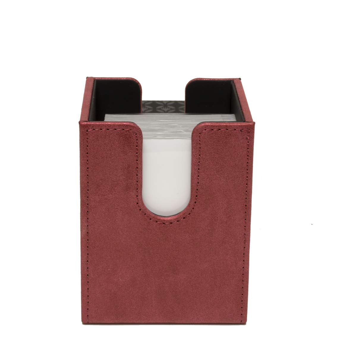 Ultra Pro E-85770 Suede Collection Alcove Flip Deck Box-Ruby