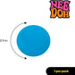 Schylling NeeDoh Original Groovy Glob - Sensory Fidget Toy - Blue - Ages 3 to Adult , 1 Count ( Pack of 1)