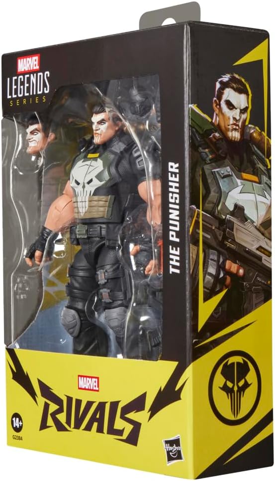 Marvel Legends Series Marvel Rivals The Punisher, Video Game-Inspired Collectible 6-Inch Action Figure