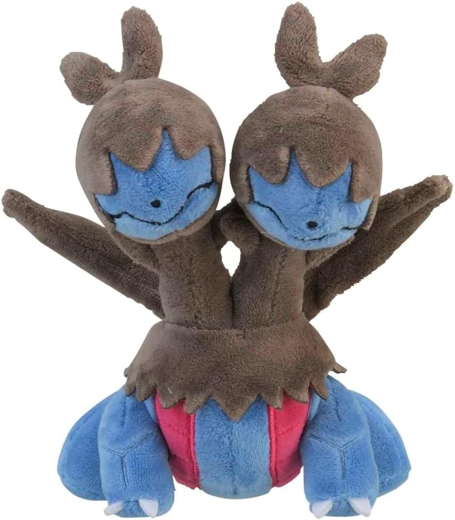 Pokemon Center: Zweilous Sitting Cuties Plush, 7 Inch