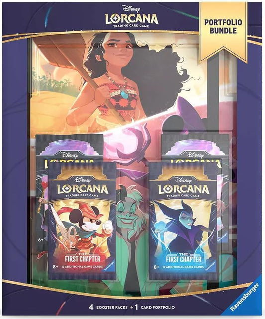 Ravensburger Disney Lorcana TCG: First Chapter & Rise of the Floodborn Binder Bundle