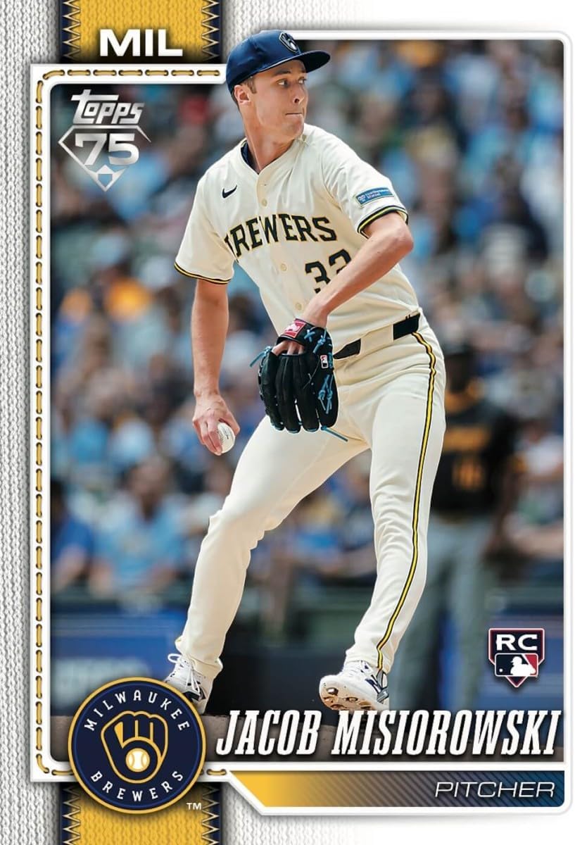 2026 Topps Baseball Factory Complete Trading Card Set (4 Short-Printed Rookie Cards Per Set)