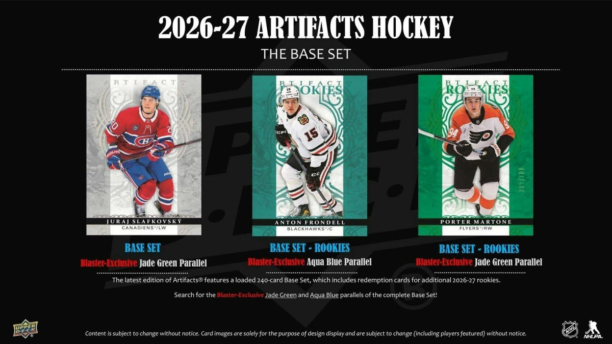 2026-27 Upper Deck Artifacts NHL Trading Cards Blaster
