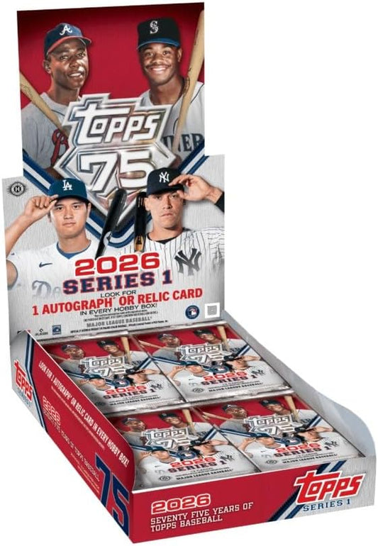 2026 Topps Series 1 MLB Baseball Hobby Box