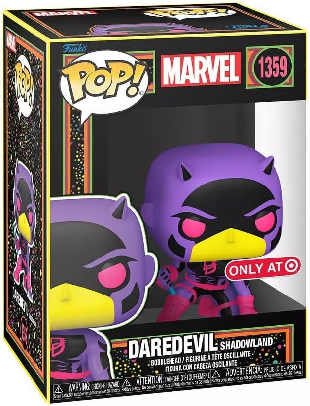 Funko Marvel Daredevil Shadowland Pop! Bobblehead Figure - Blacklight Limited Edition Exclusive