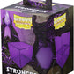 Dragon Shield Strongbox Deck Box Clear Purple, Holds 100+ Double Sleeved Cards, Acrylic TCG Storage Case, Vacuum Seal Closure, Stackable, Display Lid, 83.5 x 106 x 75.5 mm