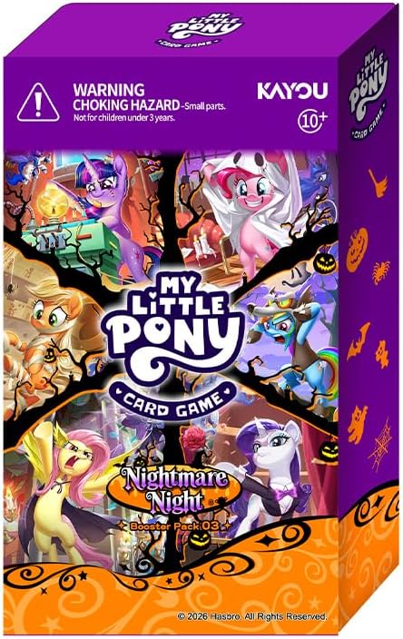 My Little Pony-Trading Card Game-Nightmare Night-Collector Box(5 Packs)-NA