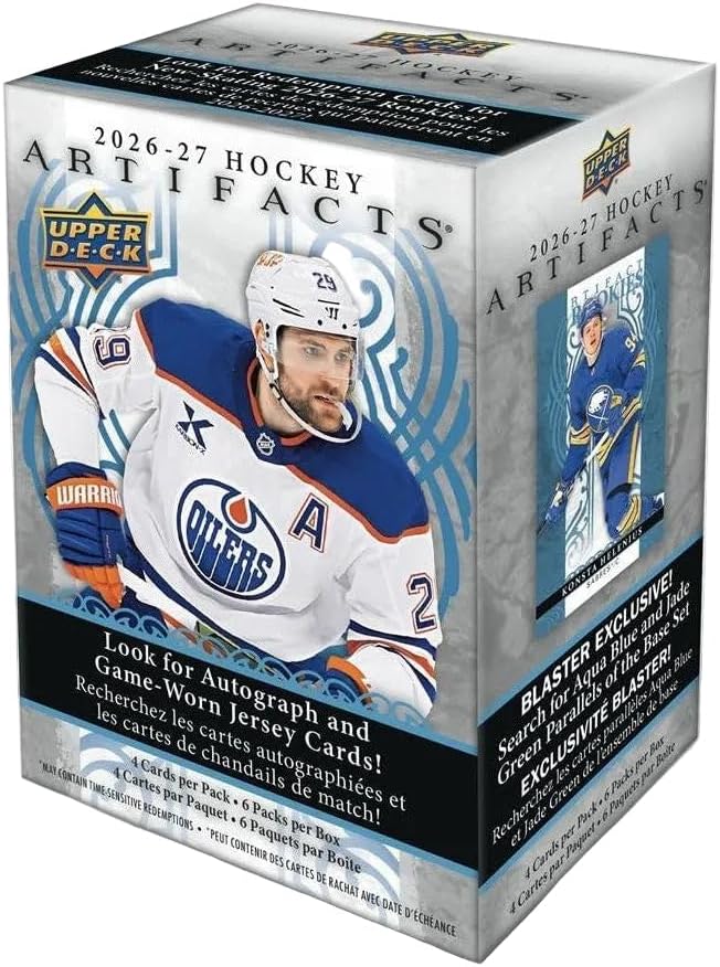 2026-27 Upper Deck Artifacts NHL Trading Cards Blaster