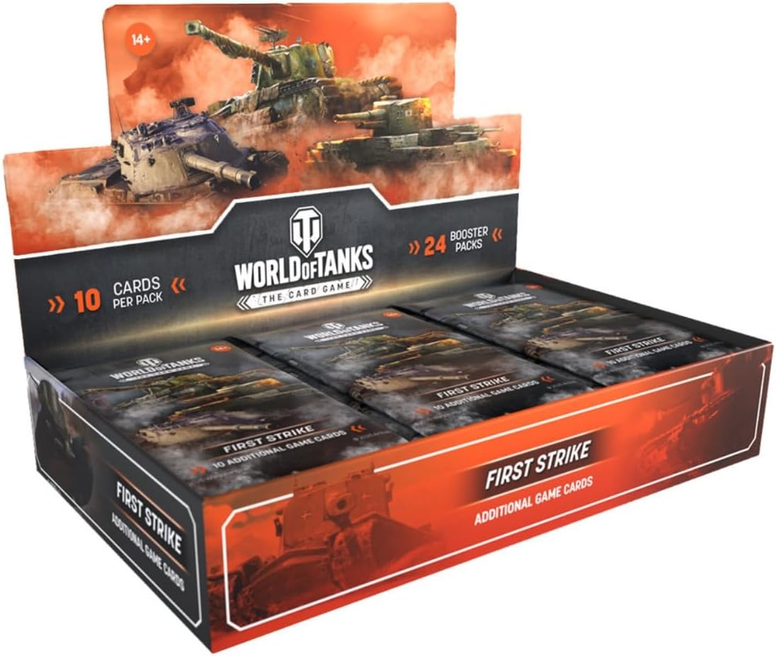Archon Studio World of Tanks Card Game - First Strike Booster Box (24 Packs)