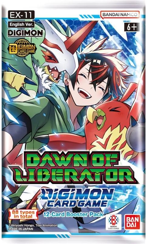 Digimon TCG Dawn of Liberator Booster Box (EX11) - 24 Packs - Presale Ships 02/13/2026