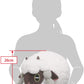 Sanei Boeki PZ56 Pokemon Plush Goods Series, Soft Cushion, Wooloo Plush, Height 10.2 inches (26 cm)