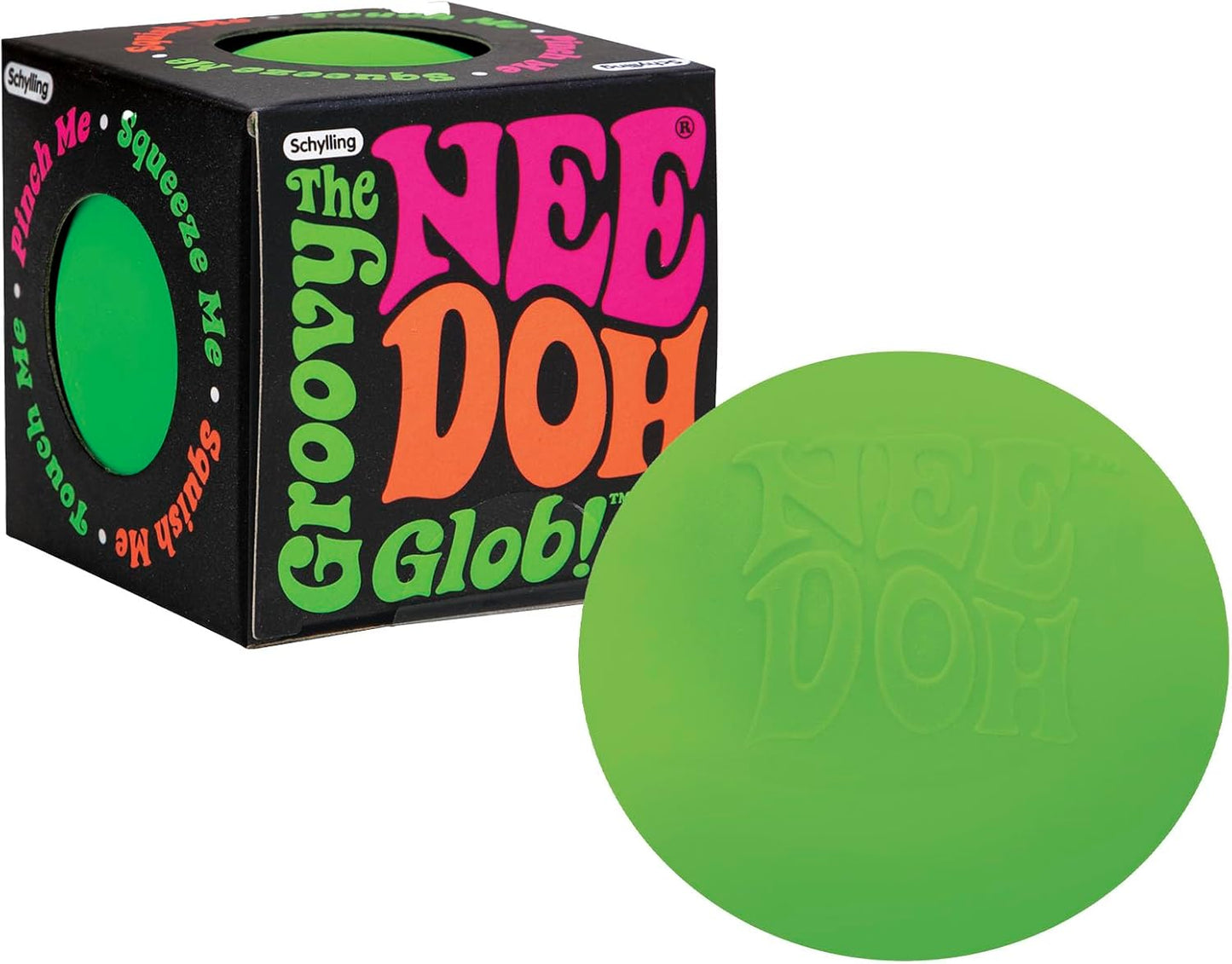 Schylling NeeDoh Original - Sensory Fidget Toy - Green - Ages 3 to Adult , 1 Count