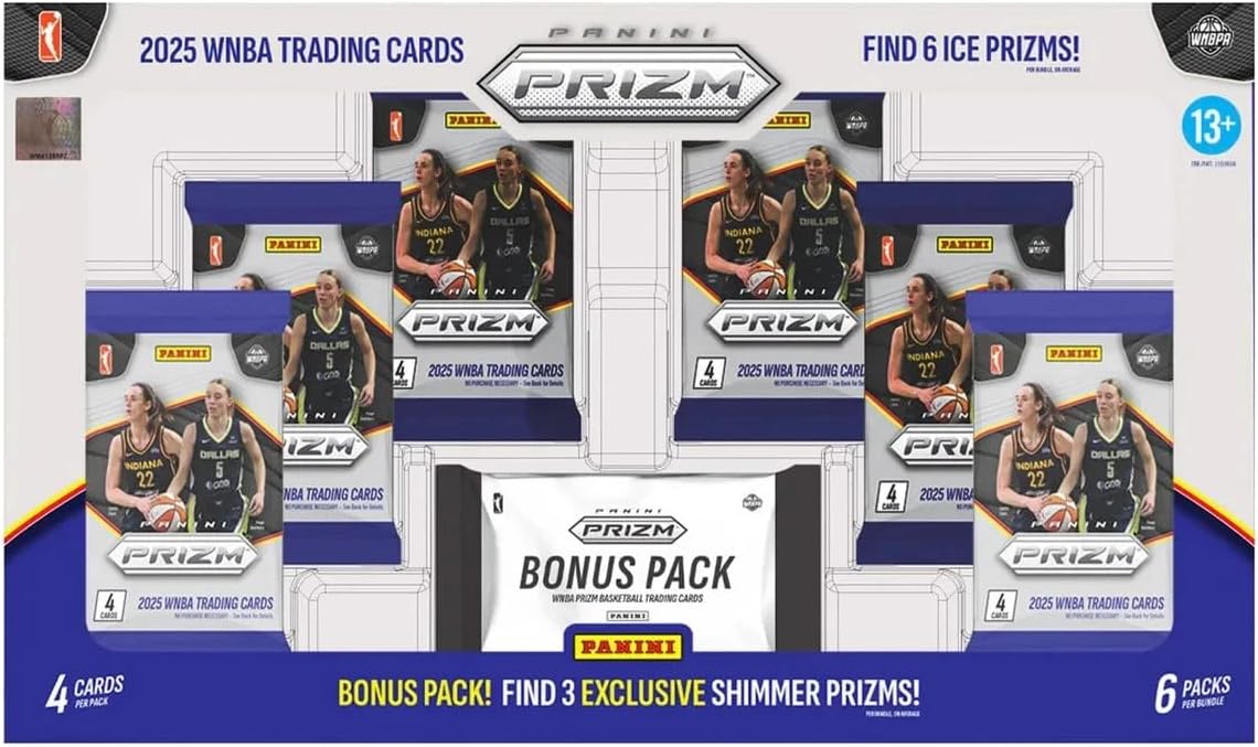 2025 Panini Prizm WNBA Basketball Flagship Trading Card Box (3 Pandora Prizms)