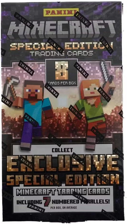 Panini 2025 Minecraft Special Edition Hobby Trading Card Box (1 Base Numbered to 325 Per Box)