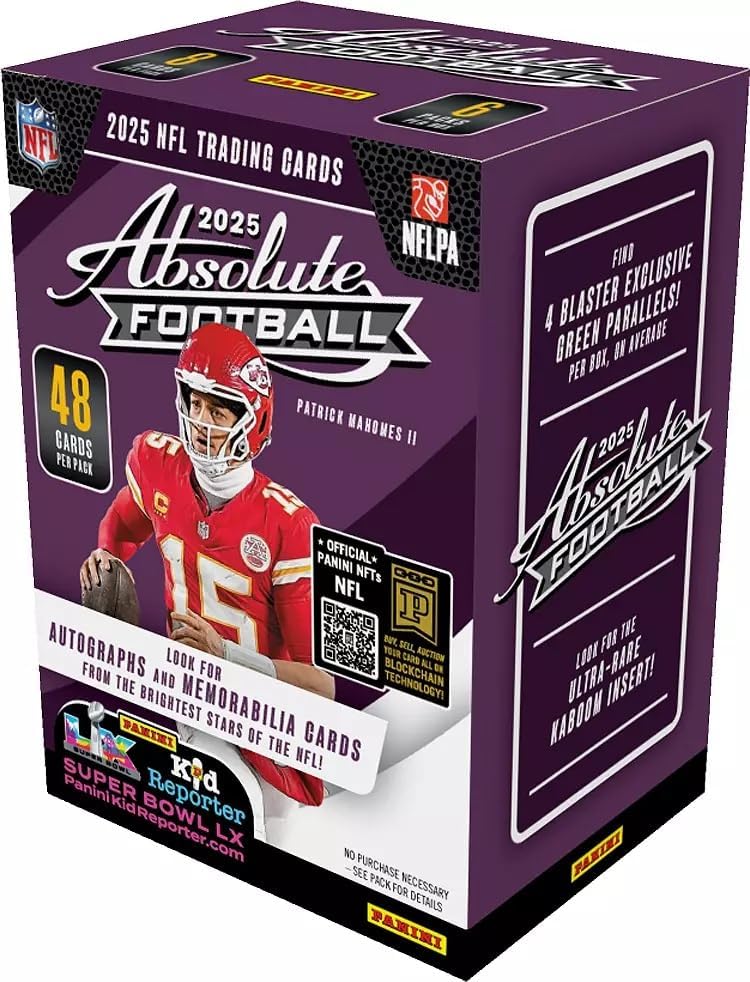 Panini 2025 Absolute Football 6-Pack Blaster Box