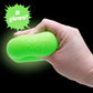 Schylling NeeDoh Nice Cube Glow - Squeeze Toy with a Super Solid Squish - Glows in The Dark - 2.25" Cube - Color May Vary