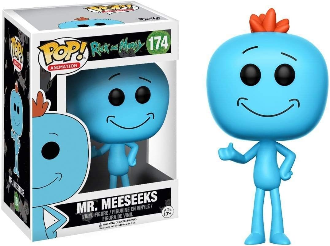 Funko POP Animation Rick and Morty Mr. Meeseeks (Styles May Vary) Action Figure