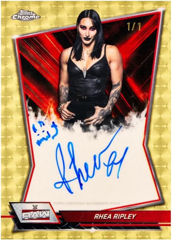 Topps Chrome WWE 2026 Trading Cards Hobby Box, 2 Chrome Autograph Cards per Box