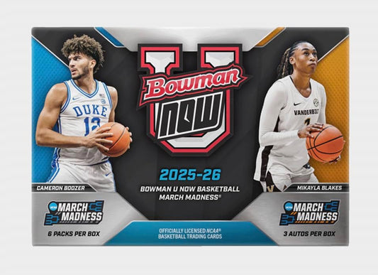 Topps 2025-26 Bowman U Now® Basketball March Madness - Hobby Box