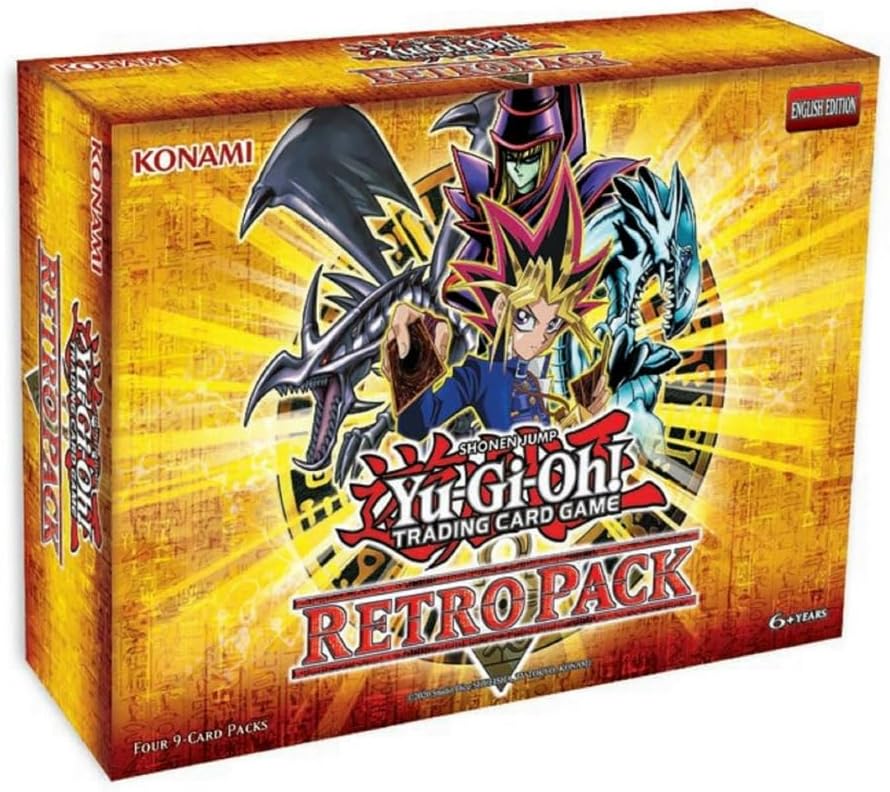 YuGiOh! Trading Card Game Retro Pack, 4 Packs with 9 Cards Each Retail Exclusive