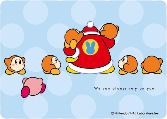 Ensky Players 80ct Card Sleeves - Character Kirby Play with Waddle Dee "I'm Trusting You!" (EN-1502)