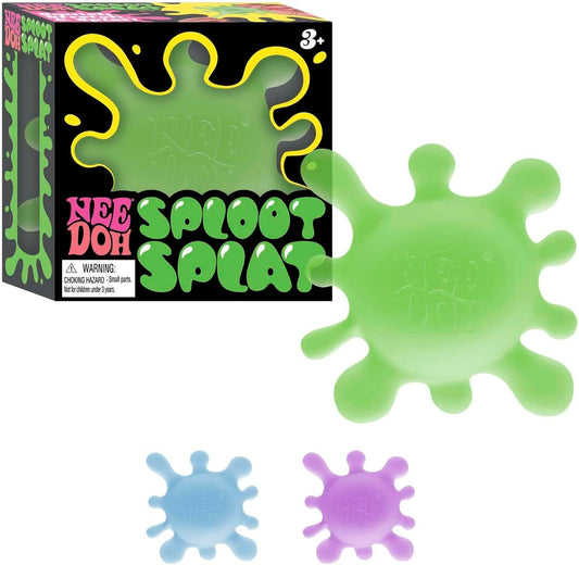 Schylling NeeDoh SplootSplat -The Splat that Sploots - Sensory Toy to Squish, Squeeze, and Pull - Color May Vary (1 Per Pack)