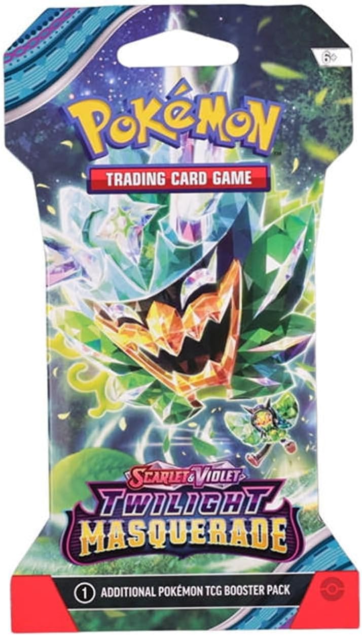 Pokemon TCG Twilight Masquerade Sleeved Eight (8) Booster Packs