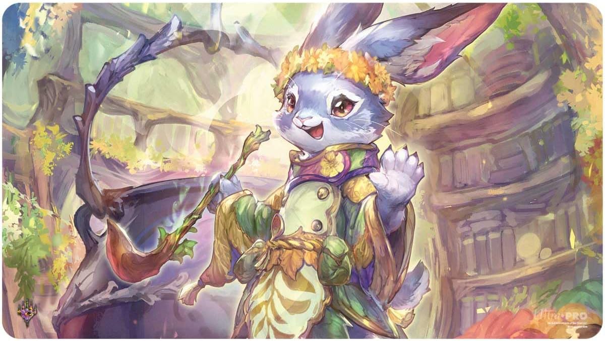 Ultra Pro - Magic The Gathering Bloomburrow Playmat Featuring Ms. Bumbleflower and Mr. Foxglove