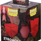 Dragon Shield Strongbox Deck Box Clear Red, Holds 100+ Double Sleeved Cards, Acrylic TCG Storage Case, Vacuum Seal Closure, Stackable, Display Lid, 83.5 x 106 x 75.5 mm