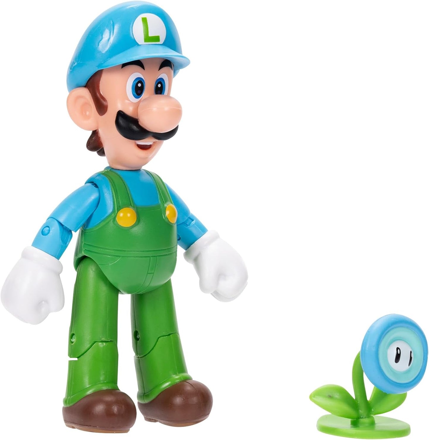 SUPER MARIO World of Nintendo 4" Ice Luigi Figure