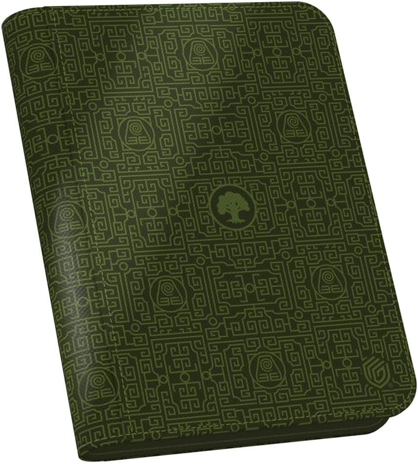 Ultimate Guard: Zipfolio 160 Xenoskin Magic: The Gathering Avatar:The Last Airbender- Mana Symbol Green Forest
