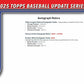 2025 Topps Update Series Baseball Hanger Trading Card Box (Find Hanger Exclusive Diamante Parallels!)