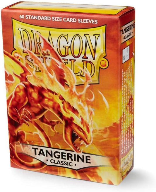 ARCANE TINMEN: Dragon Shield Classic Standard Sleeves - Tangerine (60-Pack)