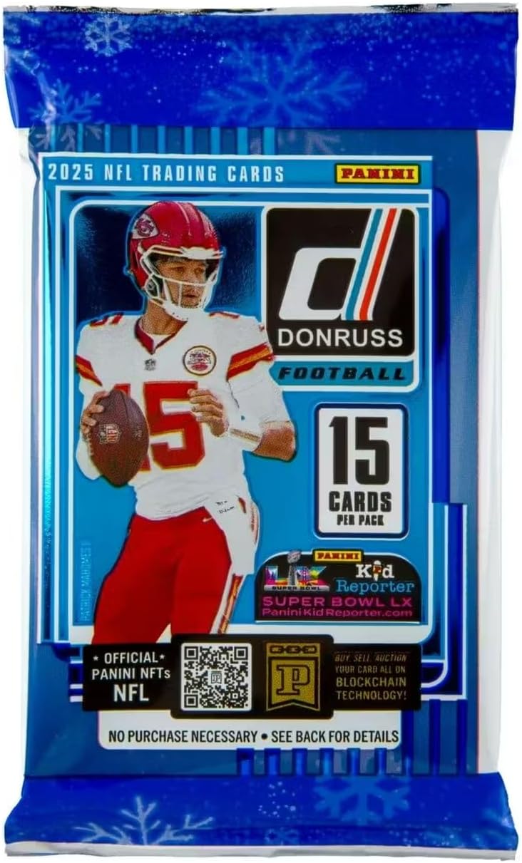 2025 Panini Donruss Football Holiday Trading Cards Blaster Box