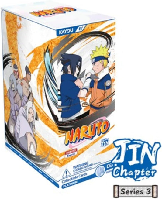 Kayou Naruto Smriti Collectible Card Chapter Jin English Series 3, 8 Cards per Pack, 12 Packs per Box