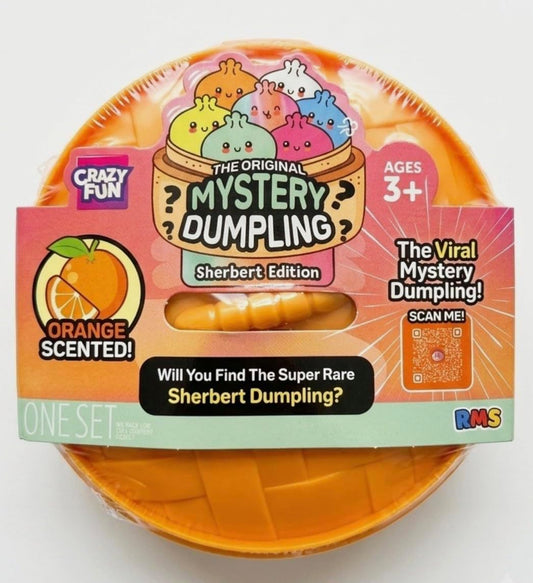 Crazy Fun Mystery Dumpling Squishy Toy 5 inch Diameter (Sherbert Mystery Edition)