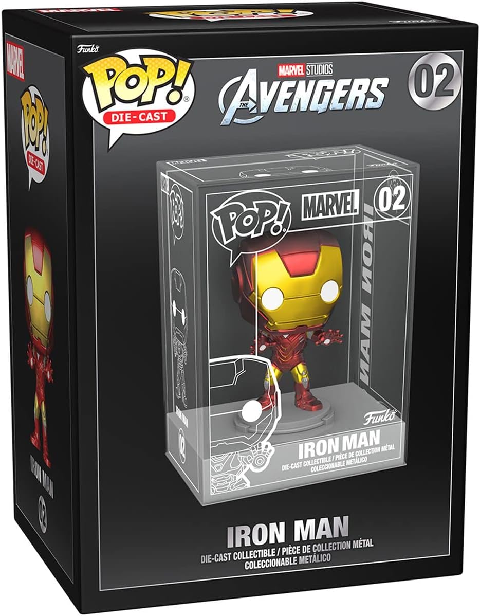 Funko Pop! 57088 Iron Man Die Cast Figure - Gold