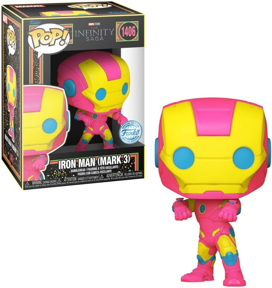 Funko Pop Iron Man (Mark 3) Special Edition 1406 Multicolored Vinyl Figurine