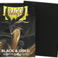 Dragon Shield | Matte Dual Standard Size Card Sleeves | 100ct - Smooth & Tough Premium TCG Sleeves - Compatible with Pokemon, One Piece, and Magic: The Gathering | Black & Gold