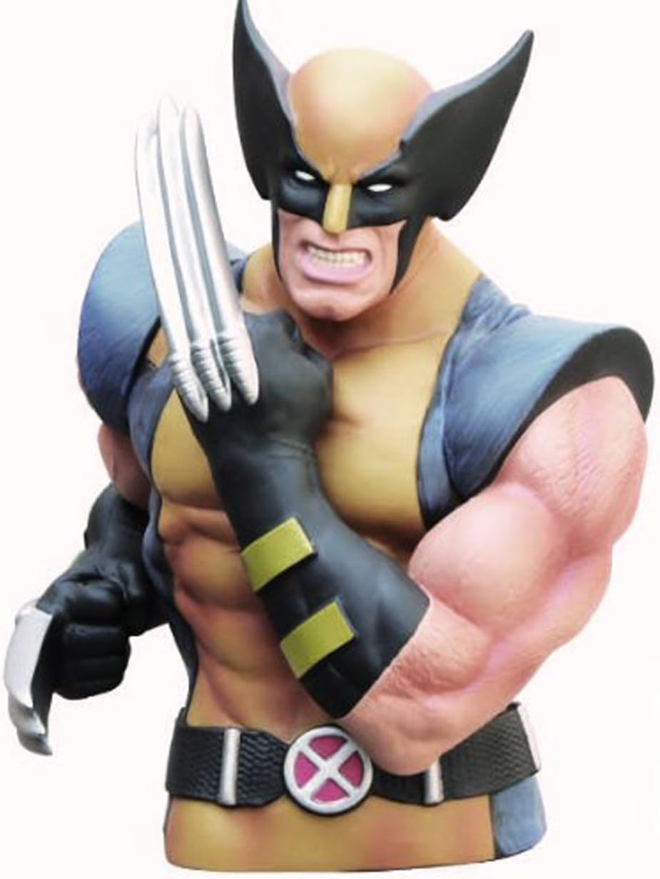 Marvel Wolverine Masked Bust Bank Multi-colored, 4"
